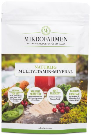 Pienoiskuva Mikrofarmen Luonnollinen Monivitamiini-Mineraali, 125 g