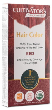 Pienoiskuva Miraz Organic Cultivators Hiusv�rit, 1 kpl, Punainen