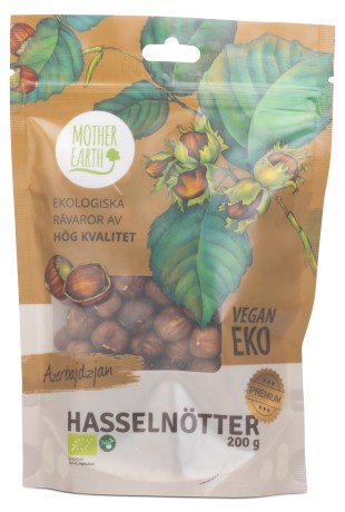 Pienoiskuva Mother Earth Hasselp�hkin�t Premium, Luomu, 200 g