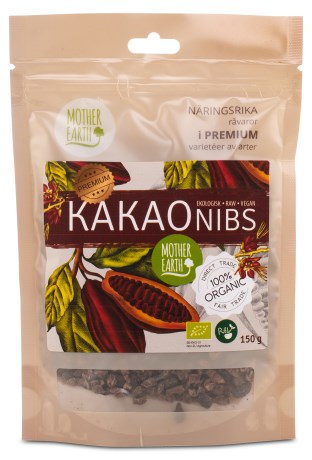 Mother Earth Kakaonibs Pangoa Premium RAW & EKO, Elintarvikkeet - Mother Earth