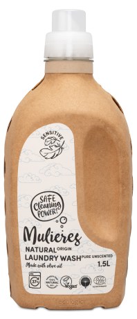 Pienoiskuva Mulieres Luonnollinen Pyykinpesuaine EKO, 1.5 L, Pure Unscented