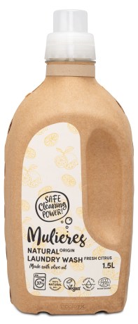 Pienoiskuva Mulieres Luonnollinen Pyykinpesuaine EKO, 1.5 L, Fresh Citrus