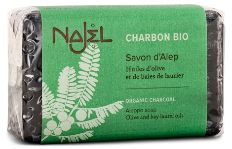 Najel Aleppo Soap w Organic Plant Charcoal, Kauneudenhoito - Najel