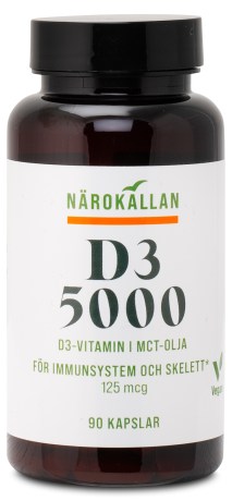 Pienoiskuva N�rok�llan D3 5000 Vegan, 90 kapselia