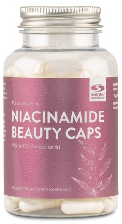 Niacinamide Beauty Caps, Terveys ja Hyvinvointi - Svenskt Kosttillskott