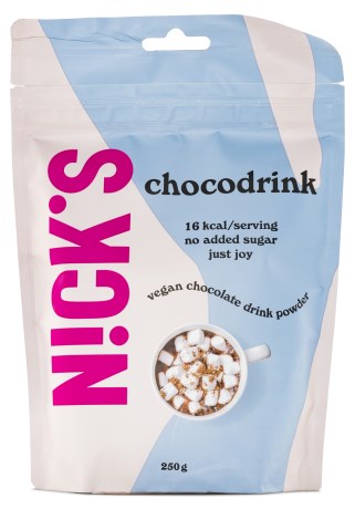 Nicks Chocodrink, Elintarvikkeet - Nicks