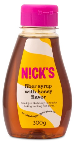 Nicks Fiber Syrup with Honey Flavour, Elintarvikkeet - Nicks