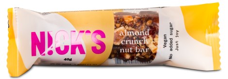 Nicks Nut Bar, Elintarvikkeet - Nicks