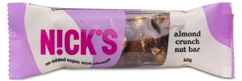 Pienoiskuva Nicks Nut Bar, Almond Crunch, 1 kpl