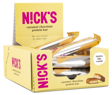 Pienoiskuva Nicks Protein Bar , Karamellisuklaa, 12 kpl
