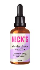 Pienoiskuva Nicks Stevia Drops, Vanilja, 50 ml