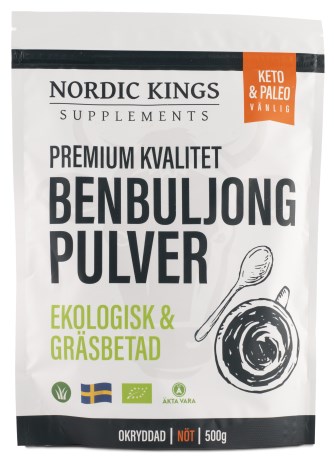 Nordic Kings Premium Luu- ja Kollageenijauhe EKO, Elintarvikkeet - Nordic Kings