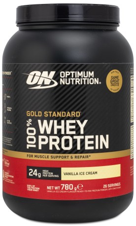 Pienoiskuva 100% Whey Gold Standard Heraproteiini, Vanilla Ice Cream, 780 g