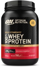 Pienoiskuva 100% Whey Gold Standard Heraproteiini, Mansikka, 780 g