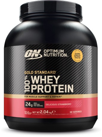Pienoiskuva 100% Whey Gold Standard Heraproteiini, Mansikka, 2 kg