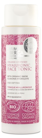 NS Organic Certified Age-Defying Hyaluronic Face Tonic, Kauneudenhoito - Natura Siberica
