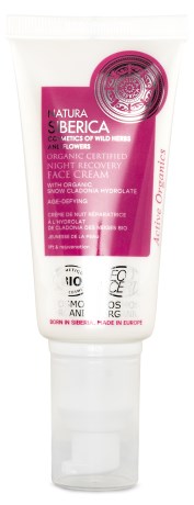NS Organic Certified Age-Defying Night Recovery Face Cream, Kauneudenhoito - Natura Siberica