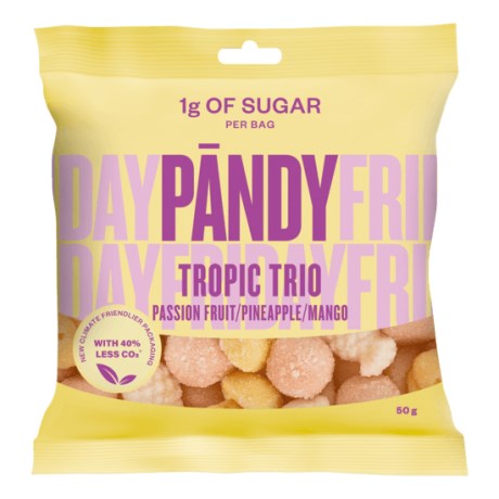 Pienoiskuva P�ndy Candy, Tropic Trio, 50 g
