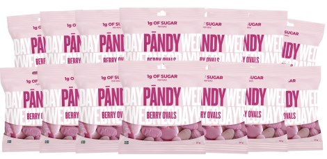 Pienoiskuva P�ndy Candy, Berry Ovals, 14 pakkaus