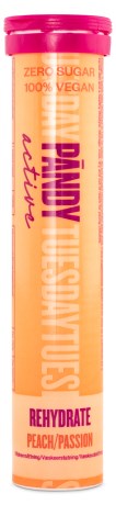 Pienoiskuva Pndy Rehydrate -Nesteytysporetabletit, Passion/Peach, 20 poretablettia