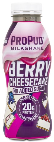 Pienoiskuva Njie ProPud Protein Milkshake Laktoositon, Berry Milkshake, 330 ml