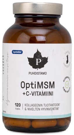 Pienoiskuva Puhdistamo OptiMSM + C, 120 kapselia
