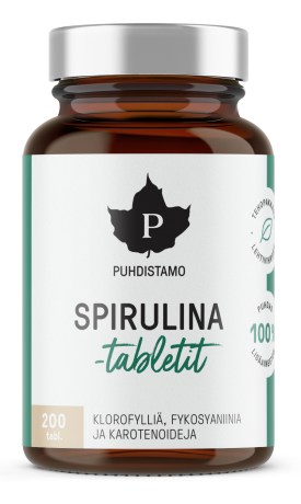 Pienoiskuva Puhdistamo Spirulina Tabletit, 200 tablettia