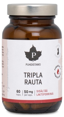 Pienoiskuva Puhdistamo Tripla  Rauta, 60 kapselia