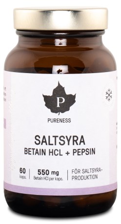 Pureness Betaiini HCL Suolahappo, Terveys & Hyvinvointi - Pureness