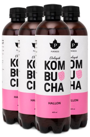 Pienoiskuva Pureness Kombucha Luomu , Vadelma, 4-pack
