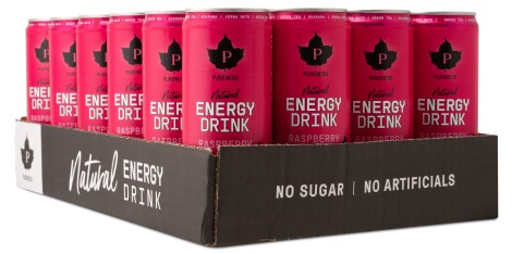 Pienoiskuva Pureness Natural Energy Drink Strong, Vadelma, 24 kpl