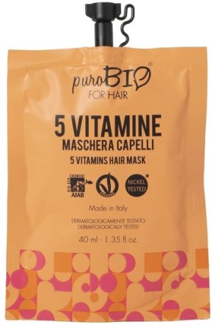 puroBIO 5 Vitamiini Hius Maski, Kauneudenhoito - puroBIO