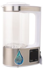 Pienoiskuva Quantum Energy H2 Hydrogen Water Can Vetyvedelle 1.8 L, T10 Pro, Valkoinen/Harjattu Metalli