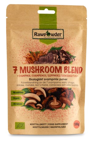 Rawpowder 7 Mushroom Blend, Terveys & Hyvinvointi - RawPowder