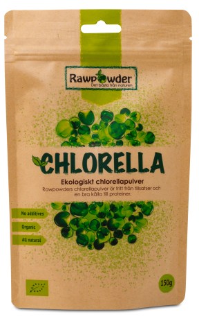 Pienoiskuva RawPowder Chlorella-jauhe , 150 g