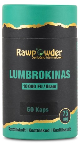 RawPowder Lumbrokinaasi, Terveys & Hyvinvointi - RawPowder