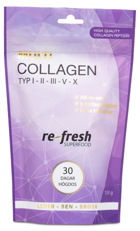 Pienoiskuva Re-fresh Superfood MultiCollagen, 150 g