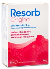 Pienoiskuva Resorb Original, 20 poretablettia, Vadelma