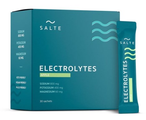 Pienoiskuva SALTE Elektrolyytit , Omena, 30 kpl annospusseja