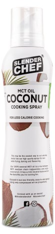 Slender Chef MCT Coconut Spray, Terveys ja hyvinvointi - Slender Chef