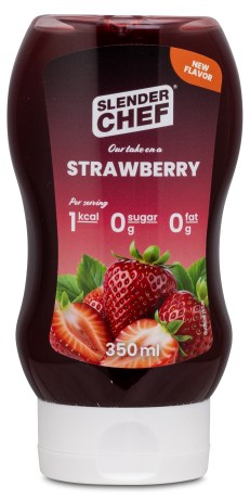 Pienoiskuva Slender Chef Makusiirappi, 350 ml, Strawberry