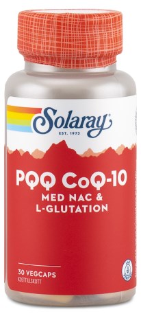 Solaray PQQ CoQ-10, Terveys & Hyvinvointi - Solaray