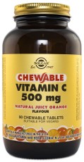Pienoiskuva Solgar Chewable Vitamin C, Appelsiini, 90 tablettia