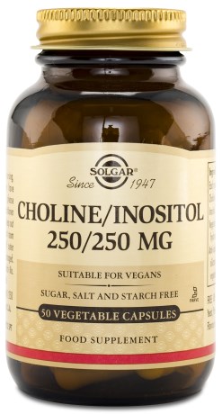 Solgar Choline+Inositol, Terveys & Hyvinvointi - Solgar