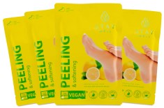 Pienoiskuva StayWell kuoriva ja pehmittv jalkamaski, 4-pack, Sitruuna