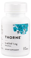 Pienoiskuva Thorne 5-MTHF Aktiivinen foolihappo, 5 mg - kopia, 60 kapselia
