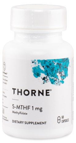 Pienoiskuva Thorne 5-MTHF Aktiivinen foolihappo, 5 mg - kopia, 60 kapselia