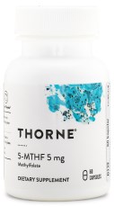 Thorne 5-MTHF Aktiivinen foolihappo, 5 mg