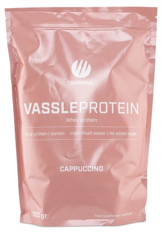 Pienoiskuva Trainimal Heraproteiinijauhe, Cappuccino, 1 kg