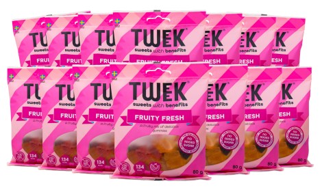 Pienoiskuva Tweek Sokerittomat Viinikumit, 14 pakkaus, Fruity Fresh